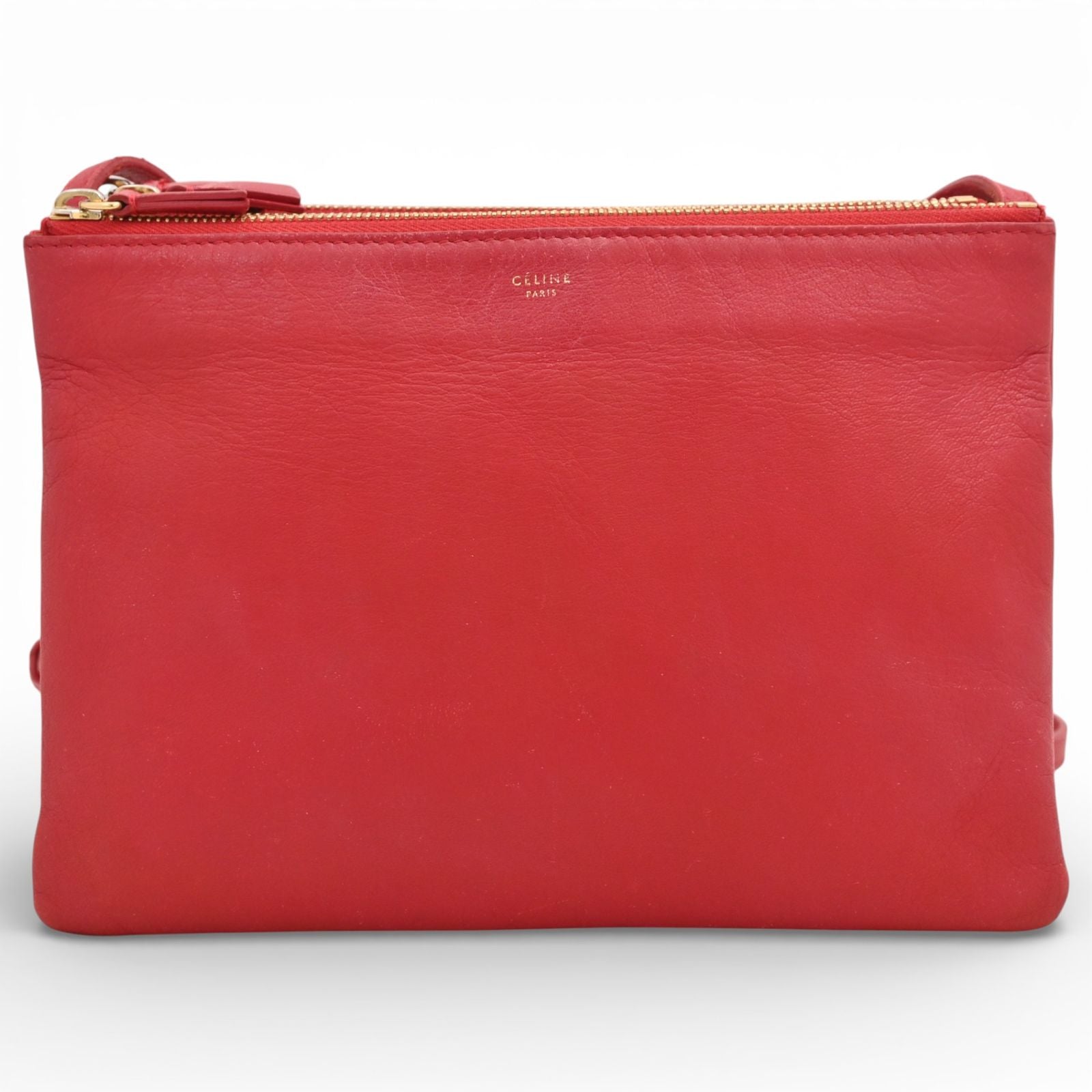 Celine Red Evening Clutch