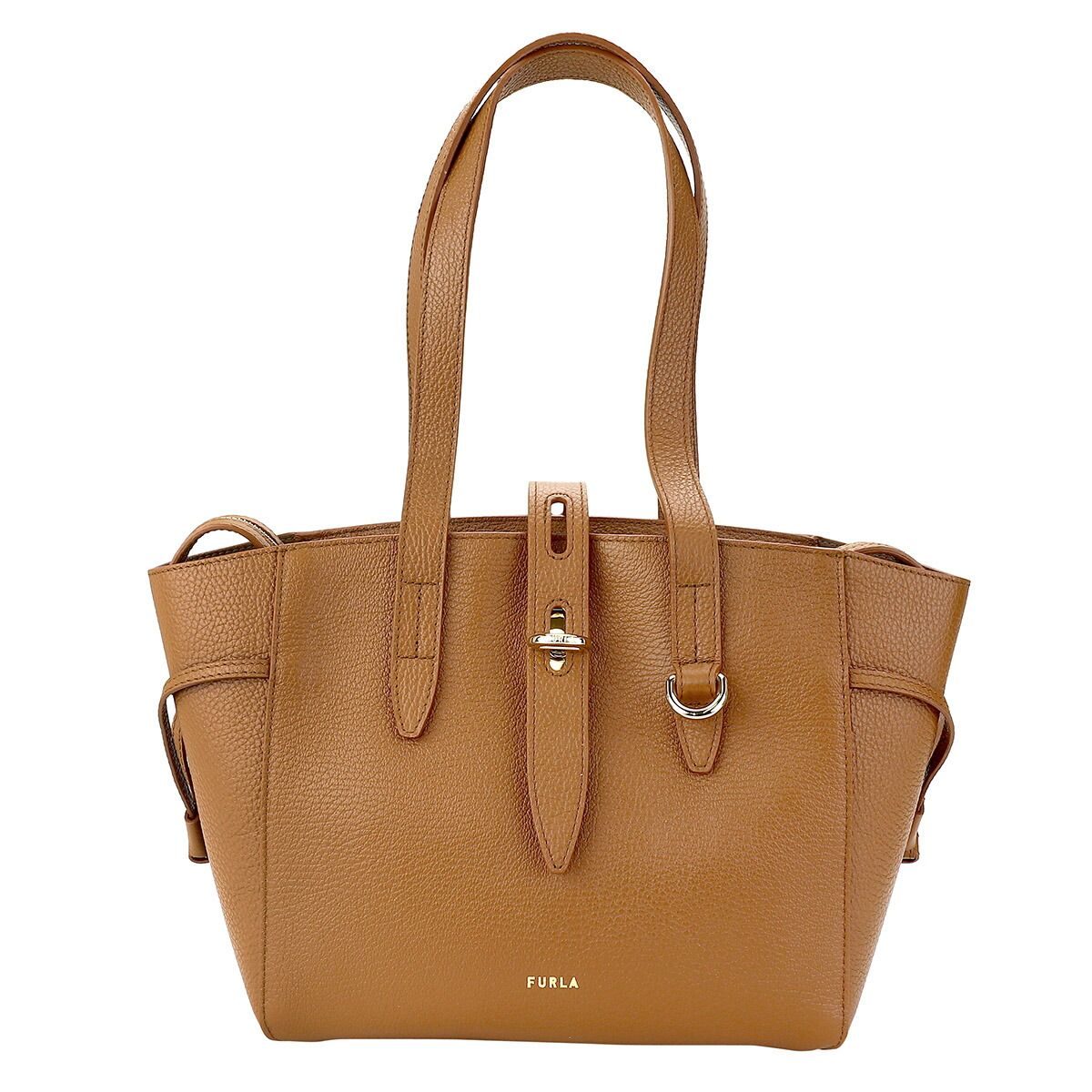 Furla Cognac Leather Tote brown